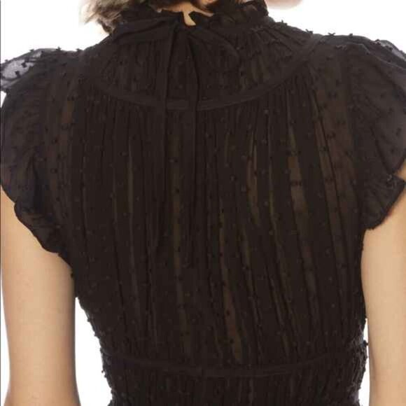 Ulla Johnson Jules Dress in Noir - Picture 2 of 16